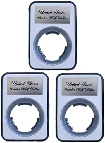 URSAE Minoris Elite certificirani nosač za novčiće za američki brijač ili hodanje slobode na pola dolara 1892 - 1947 Tri paketa