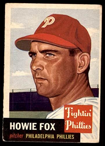 1953. TOPPS 22 Howard Fox Philadelphia Phillies VG Phillies