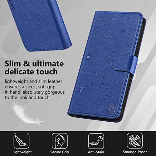CORCUS iPhone 14 Plus novčanik sa držačima za kartice-zaštitne RFID Blocking Flip futrole sa postoljem od umjetne kože Magnetic Folio Cover za muškarce žene kompatibilne s iPhoneom 14 Plus 6.7 inch-Royal Blue