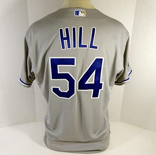 2020 Kansas City Royals Tim Hill 54 Igra Izdana siva Jersey DG Patch 48 98 - Igra Polovni MLB dresovi