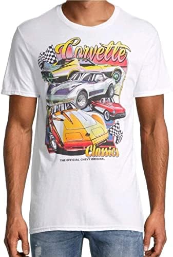 Corvette Muška majica s vodenim bojama Corvette Classics grafički Print