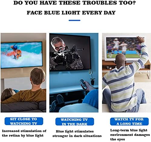 Mat Anti Glare TV zaštitni film za ekran - Filter za Monitor protiv plavog svjetla-štit protiv radijacijske ploče zaštitite oči za 32-75 inča za LCD, LED Ect/Clear / 47 inča 1044x590 mm