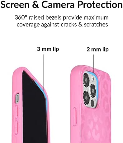 Baršunasti kavijar dizajniran za iphone 12 pro max case ružičasti [8ft ispijajući testiran] kompatibilan sa magsafe - slatka zaštitna