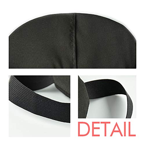 Jednostavni uzorak crne visoke čizme Outline Sleep Eye Shield Soft Night Poklopac za sjenilo