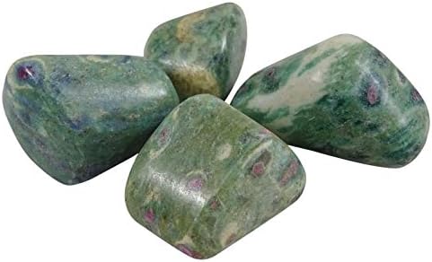 Harmonizirajte rubin Zoisite srušene veličine prirodne reiki ljekovito kamenje- 4 komada