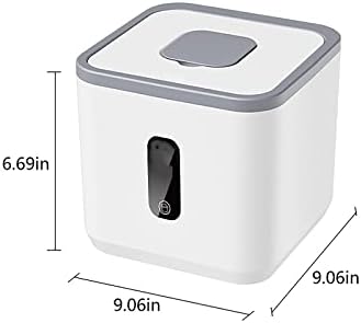 Ke1clo dozator za pirinač sa mernom čašom, kontejner za skladištenje pirinča posuda za čuvanje pseće hrane, kontejneri bez BPA, posude