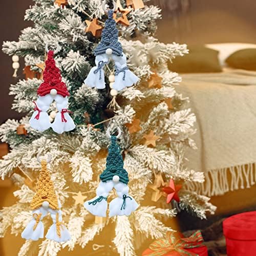 Prozorski folijski vitrini ptice ručno rađeni pamučni navoj tkani božićni ukrasi za bohemijske ručne izrade Kućni odmor Drzavni božićni grandski perle