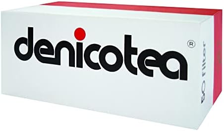 Denicotea redovni kristalni filteri - 50 Count-pakovanje od 12-600 filtera ukupno-smanjite katran & karcinogeni - neće uticati na