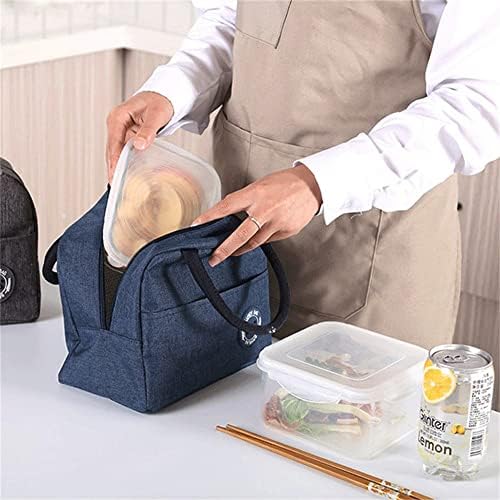 ZYZMH torbe za ručak za žene zgodna kutija za ručak torbe za hranu torbe za hlađenje vodootporni najlon prijenosni Zipper Thermal