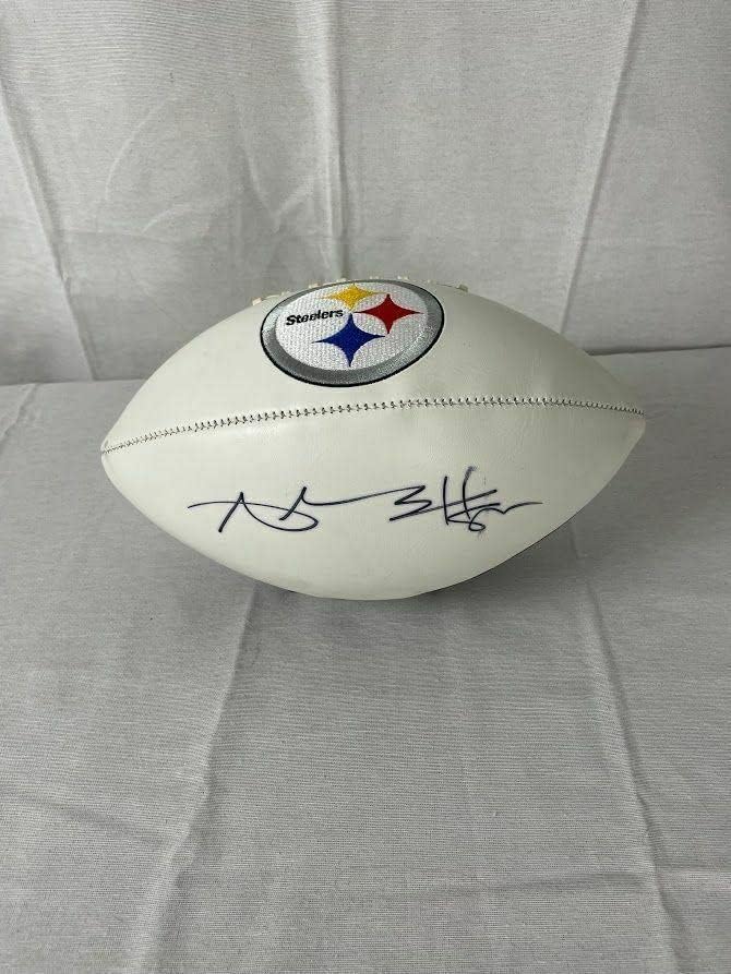 Antonio Brown potpisao je autografiju Pittsburgh Steelers Whitene ploče Fudbal JSA - AUTOGREMED Fudbal