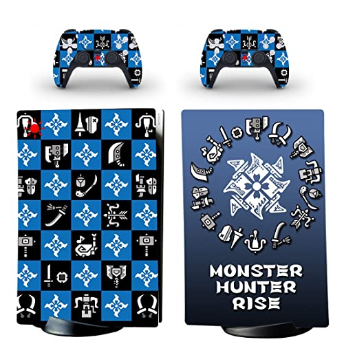 Igra Monster Astella Artemis Hunter PS4 ili PS5 naljepnica za kožu za PlayStation 4 ili 5 konzola i 2 kontrolera naljepnica vinil