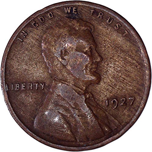 1927. Lincoln pšenični cent 1c vrlo dobro