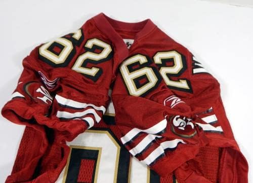 2005 San Francisco 49ers Washington 62 Igra Izdana crvena dres 48 DP30888 - Neincign NFL igra rabljeni dresovi