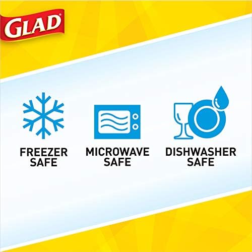Drago GladGladWare Matchware kontejneri za skladištenje hrane & amp; dizajn serija kontejneri za skladištenje hrane 9 oz, 5 Ct | mali