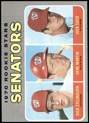 1970. apps 599 Senatori Rookies Gene Martin / Dick Stelmaszek / Dick Takvi Washington senatori VG / ex senatori