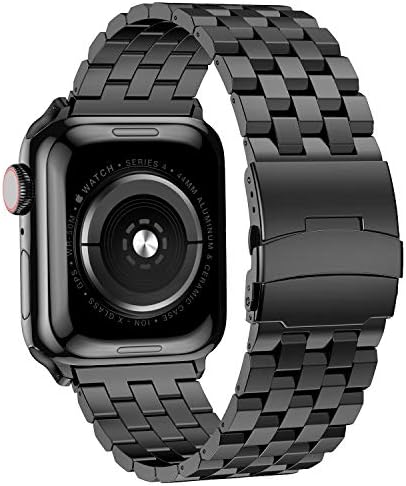 Hallsen Kompatibilan sa Apple Watch Bands 44mm 42mm, nadograđenim metalnim trakama od nehrđajućeg čelika za iWatch zamjenski remen za Apple Watch seriju 6/5/4/3/2 / 1 / SE