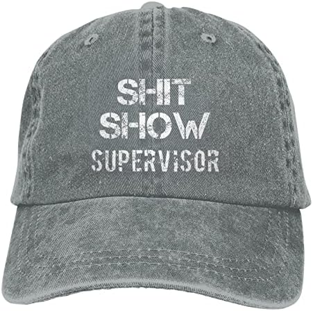 Buingbfg shit Prikaži supervizor šešir muškarci bejzbol kapu smiješan šešir