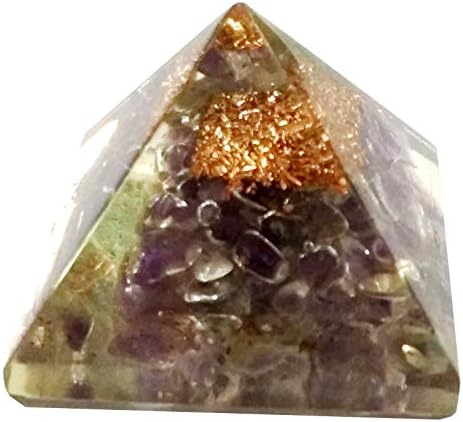 Purpledip Amethyst Orgone Piramid: Sretno ljekoviti šarm, božanski duhovni kristalni kamen