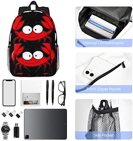 Ocelio crtilonski ruksak Cartoon, 15-inčni lagani studentski ruksak, Unisex backpad bakfa za laptop, fakultet