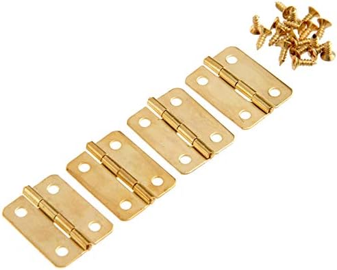 4pcs 2418mm zlatni ormar šarke za namještaj nakit kutije nakit kutije za šarke za ormar za ormar