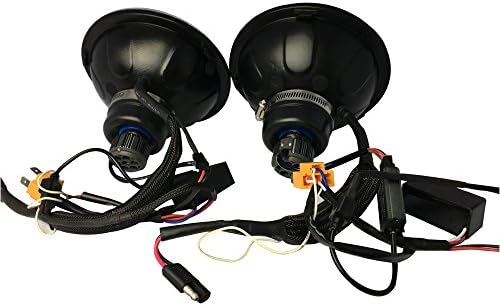 Lansun 7 inčni Demon Eye LED projektori farovi okrugli 35W sa ugaonim Halo prstenovima za Wrangler JK 2007-2018 Dot odobren