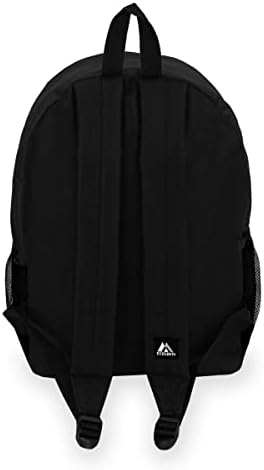 Everest ruksak za prtljag sa prednjim i bočnim džepovima, Crni, veliki