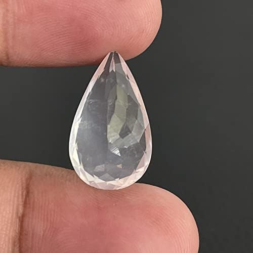 Rafeeq Gems 18,5 mm prirodni ružinski kvarcni krušni kruški dragulj dragulja Kristal