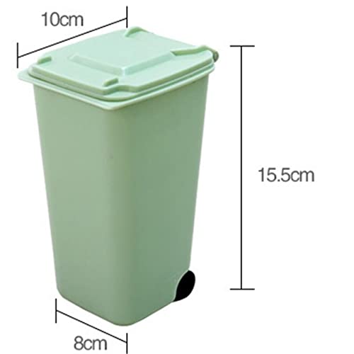 Allmro Mali smeće može mini otpadni kantu za odlaganje stola za smeće Kućna korpa za smeće Table za smeće može se ljuljati barelom