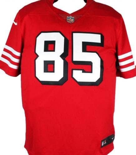 George Kittle potpisao San Francisco 49ers Red NFL Nike pare Jersey-Beckettw Holo - autogramirani NFL dresovi