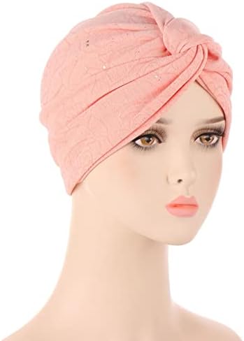 Bddviqnn pokrivala za glavu kapa kapa za žene, Žene turbani čvor unaprijed vezana kapa kapa headwraps kape Kapela šešir 2n amandman