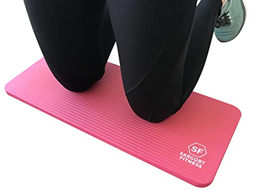 Sargoby fitnes Yoga jastučić za koljena debljine 0,6 inča / Pilates jastuk za koljena za uklanjanje bolova & amp; pružaju olakšanje kolenima laktovi podlaktice & zglobovi | jastučić za koljena