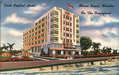 Park Central Hotel Miami Beach, Florida FL Originalni antički razglednica