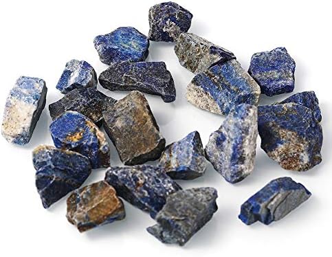 Bingcute 1LB rasuti sirovi lapis lazuli kamenje sirovo prirodno kamenje za tumb, kabiranje, poliranje, žica za omotavanje, rudarstvo