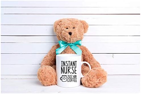 De La Mar šolja i šolja za kafu od 11 unci-Instant Nurse samo dodajte kafu za medicinske sestre mature