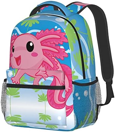 Slatka košara za ruksak računara Axolotl Salamander Computers za dječake Djevojke Travel Planinarenje Kampiranje Daypack