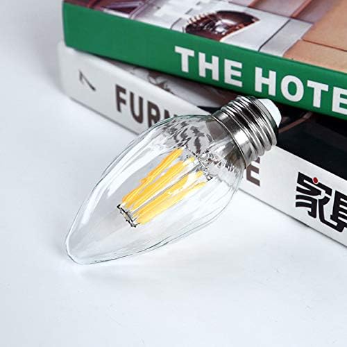 E27 / E26 6W F15 LED sijalica sa trijem sa mogućnošću zatamnjivanja, toplo Bijela 2200k 60W ekvivalentne Edison Vintage sijalice od