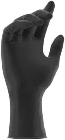 Teške crne jednokratne nitrilne rukavice, 6mil, Stauffer Sense6x, bez lateksa, 12 Extra Long, Tough & amp; Strong -