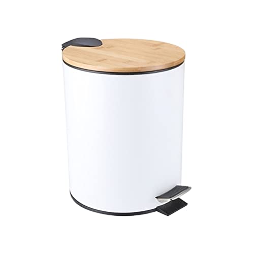 Dypasa Wastepaper Basket 5L Drvena okretnica kante za smeće može upravljati kupaonica kuhinja dnevni boravak smeće Može ured smeća
