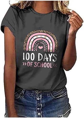 Ljetna jesena gornja majica za djevojke s kratkim rukavima odjeća od pamučne posade cvjetni grafički salon majica KD KD