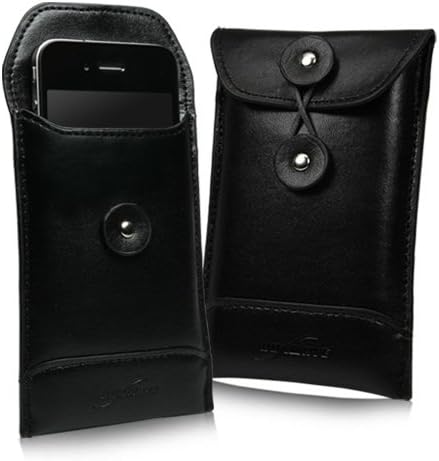 Boxwave futrola za LG AN170 - Nero kožna koverta, kožni novčanik stil Flip poklopac za LG AN170