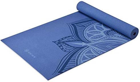 Gaiam Yoga Mat-Premium 5mm Print debelo neklizajuće vježbe & fitnes prostirka za sve vrste joge, pilatesa & vježbe na podu
