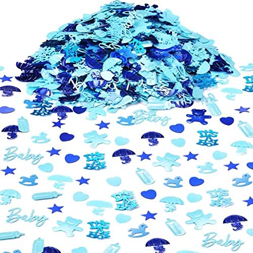 1100 komada to je dječak konfeti bebi tuš konfeti sto pol otkriva Party konfeti Sretan rođendan konfeti plastični rođendanski medvjedi