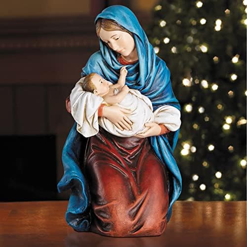 Christian Brands Avalon galerija-advent i božićna smola figurica, 12 1/4 inča, plava
