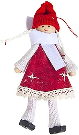 Božićni ukrasi tkanini božićni vuneni lutke kreativni božićni privjesci za božićne stablo Kristali ukrasi za spavaću sobu