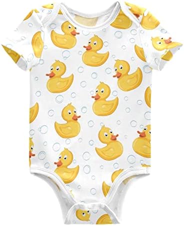Emelivor Baby Boy Girl Bodysuits kratki rukav Unisex Newborn Outfit Odjeća za prestanke za bebe za bebe 0-24 mjeseca