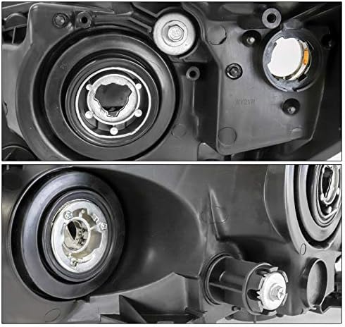 ZMAUTOPARTS projektor farovi farovi Crna za 2013-2015 Honda Accord Sedan 4dr