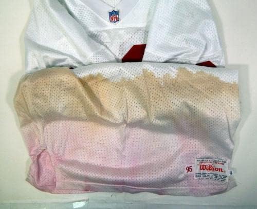 1995 San Francisco 49ers Marquez Papa # 23 Igra izdana Bijeli dres 44 DP30180 - Neintred NFL igra rabljeni dresovi