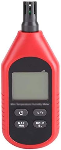 WDBBY Termometar za sobu - Ručna temperatura i mjerač vlage Precizna digitalna industrijska temperatura zraka i detekcija vlage