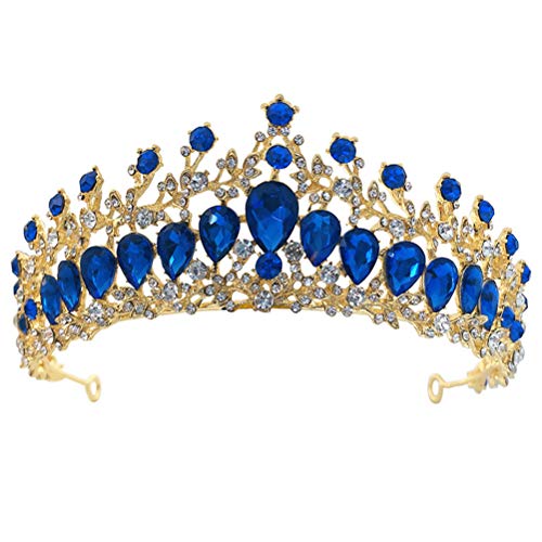 Queen Crown svjetlucava Kristalna vjenčana Tiara Noble Prom traka za kosu za kosu za dame