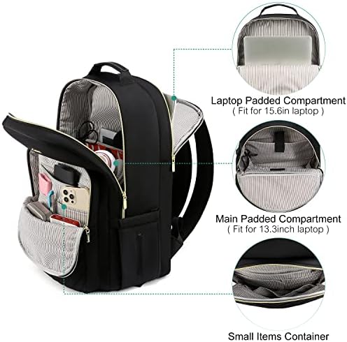 LOVEVOOK veliki putni ruksak za žene sa 17,3-inčnim pretincem za Laptop, torbica za nošenje na radnom poslovnom računaru, ruksak za